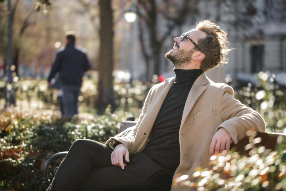 https://www.pexels.com/photo/a-man-sitting-on-a-metal-bench-3760280/